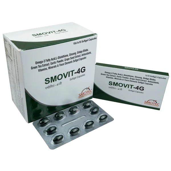 Smovit-4G Softgel Capsule 10's, Pack of 10