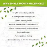 Smyle Mouth Ulcer Gel, 10 gm, Pack of 1