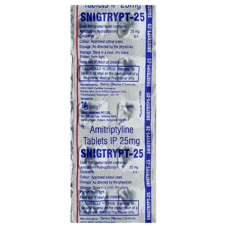 Snigtrypt 25 mg Tablet 10's