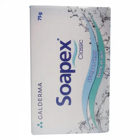 Galderma Classic Soapex Bar 75 gm | Skin Cleanser | For Soft, Supple & Fresh Skin