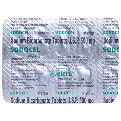 Sodocel Tablet 10's, Pack of 10 TABLETS