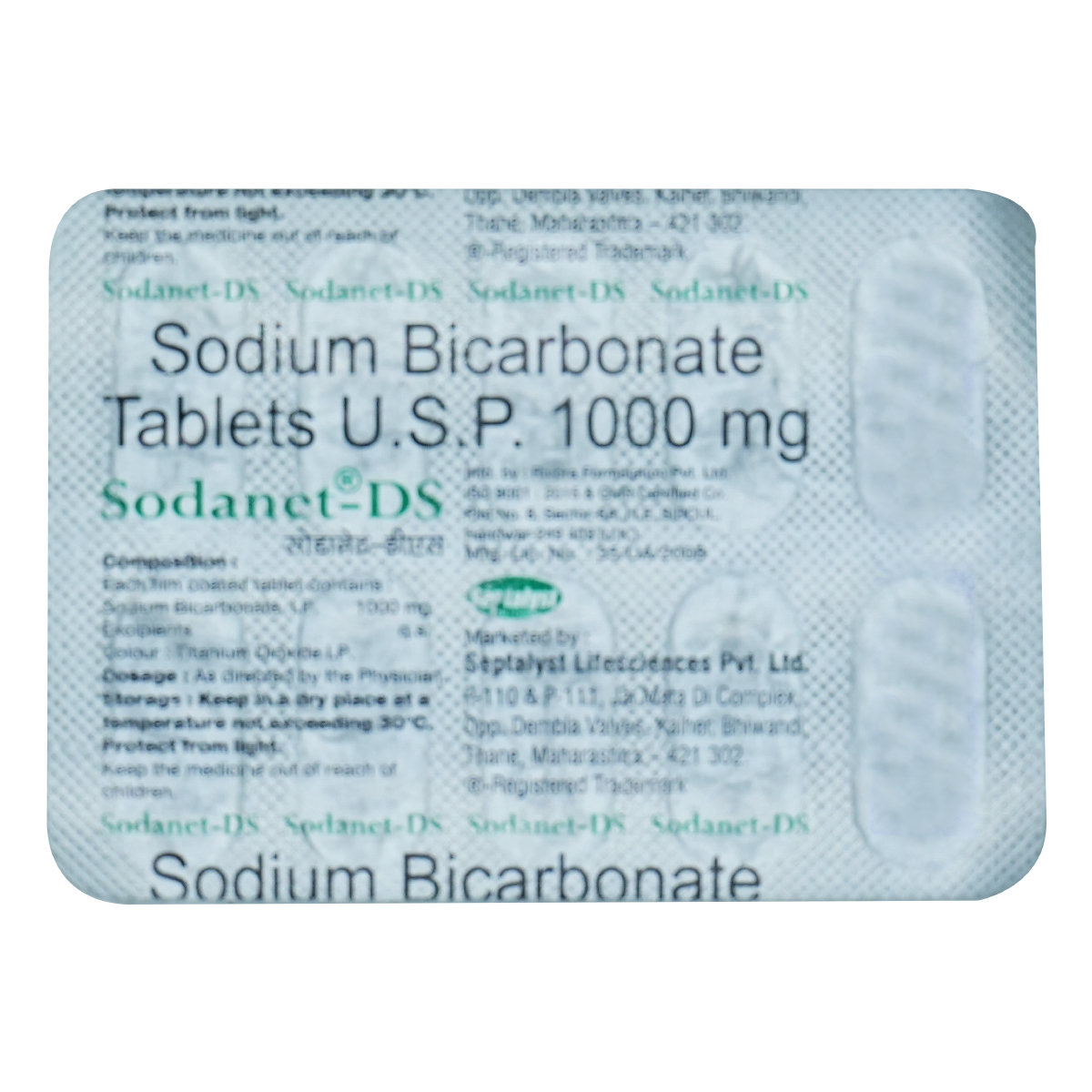 Sodanet-DS Tablet 10's, Pack of 10 TABLETS Sodanet-DS Tablet 10's, Pack of 10 TABLETS