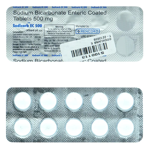 Sodicarb EC 500 mg Tablet 10's