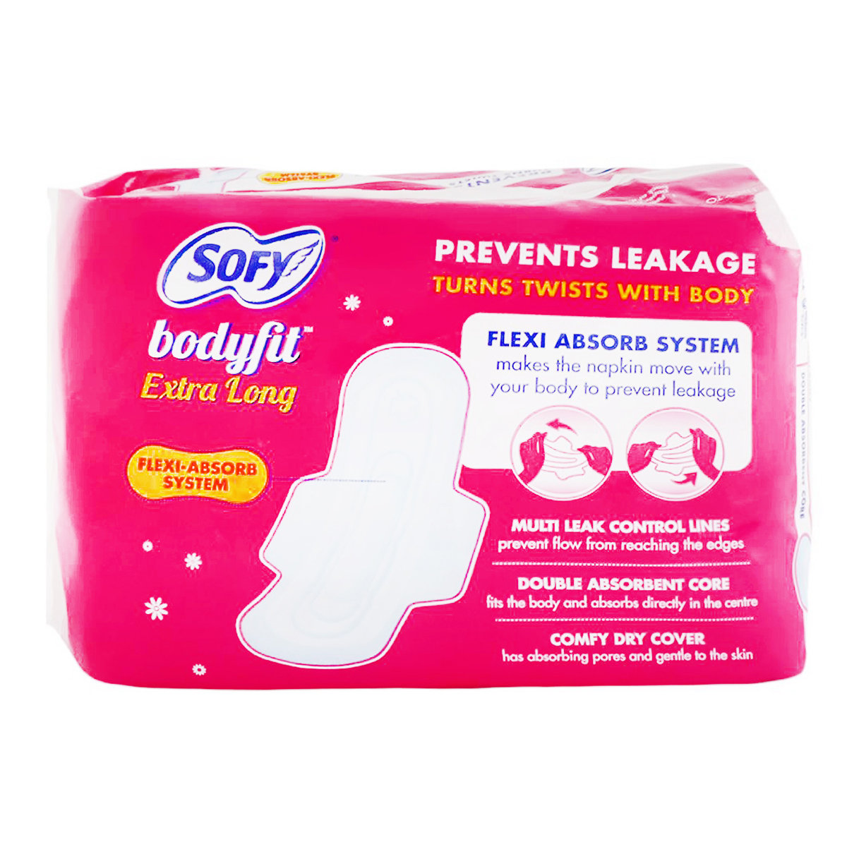 Sofy Bodyfit Sanitary Pads XL, 15 Count, Pack of 1 Sofy Bodyfit Sanitary Pads XL, 15 Count, Pack of 1