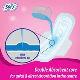 Sofy Bodyfit Sanitary Pads XL, 15 Count, Pack of 1