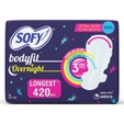 Sofy Bodyfit Overnight Sanitary Pads XXXL, 3 Count