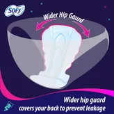 Sofy Bodyfit Overnight Sanitary Pads XXXL, 3 Count, Pack of 1