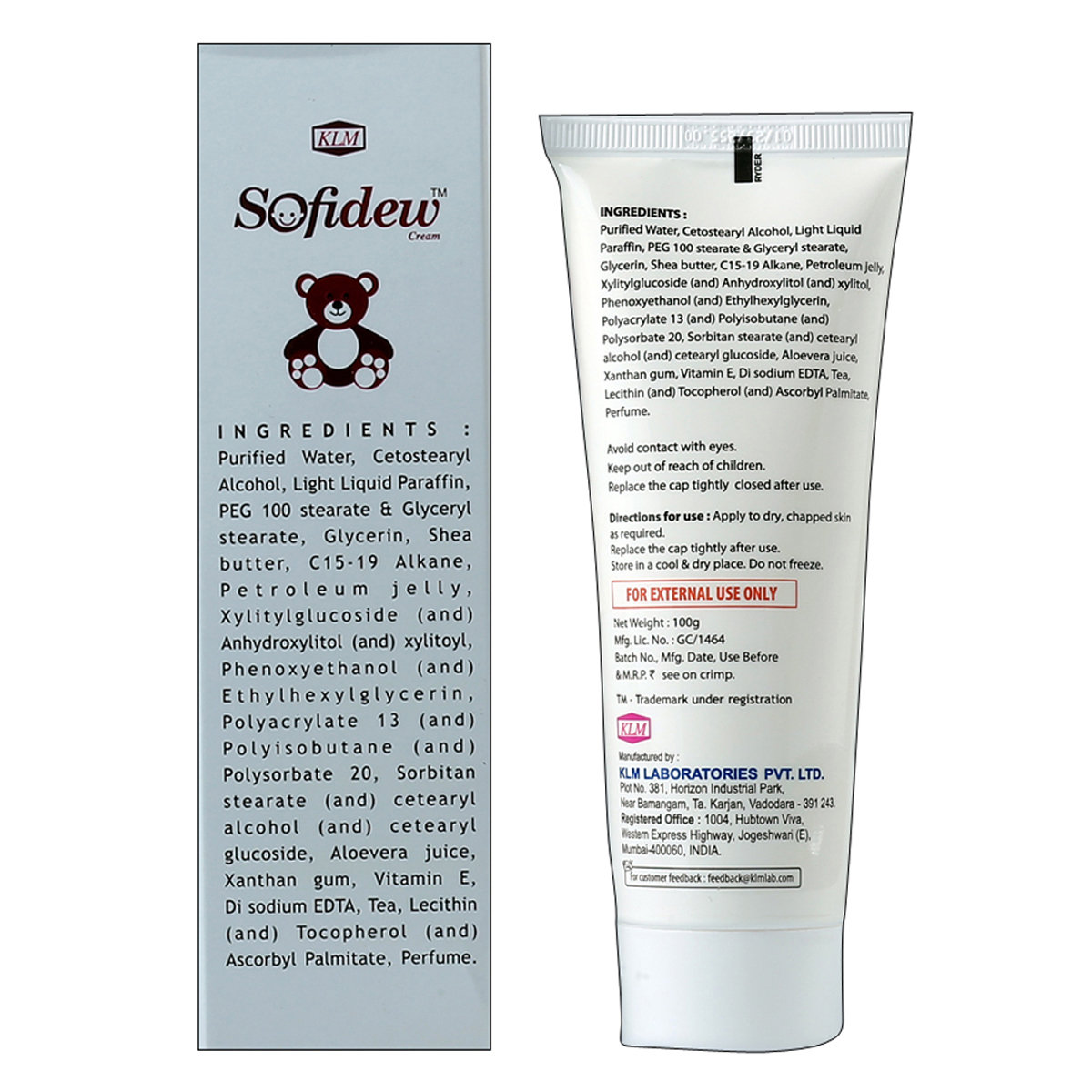 Sofidew Cream 100 gm, Pack of 1 Sofidew Cream 100 gm, Pack of 1