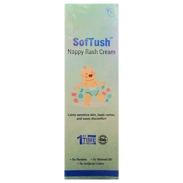 Softush Nappy Rash Cream, 50 gm, Pack of 1