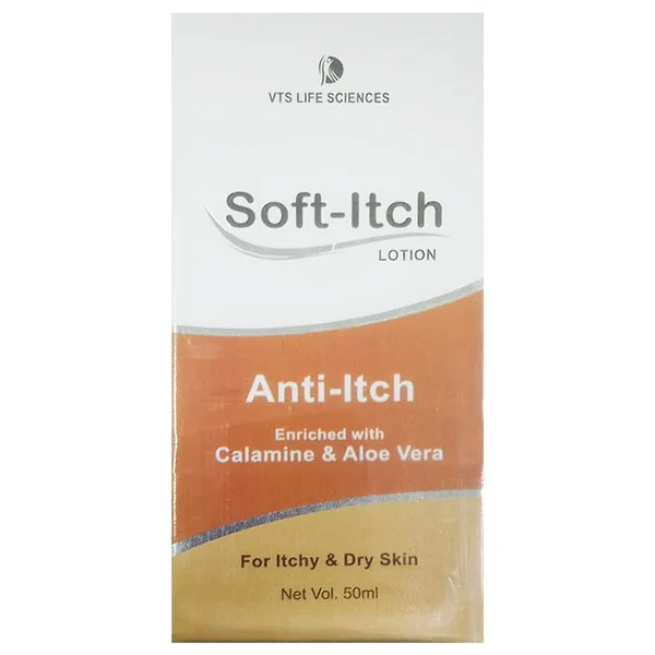 Soft-Itch Calamine & Aloe Vera Lotion, 50 ml