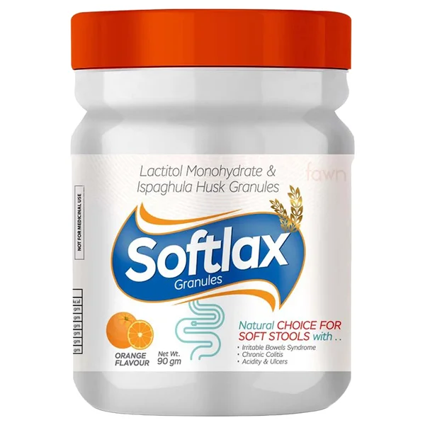 Softlax Orange Flavour Granules 90 gm, Pack of 1
