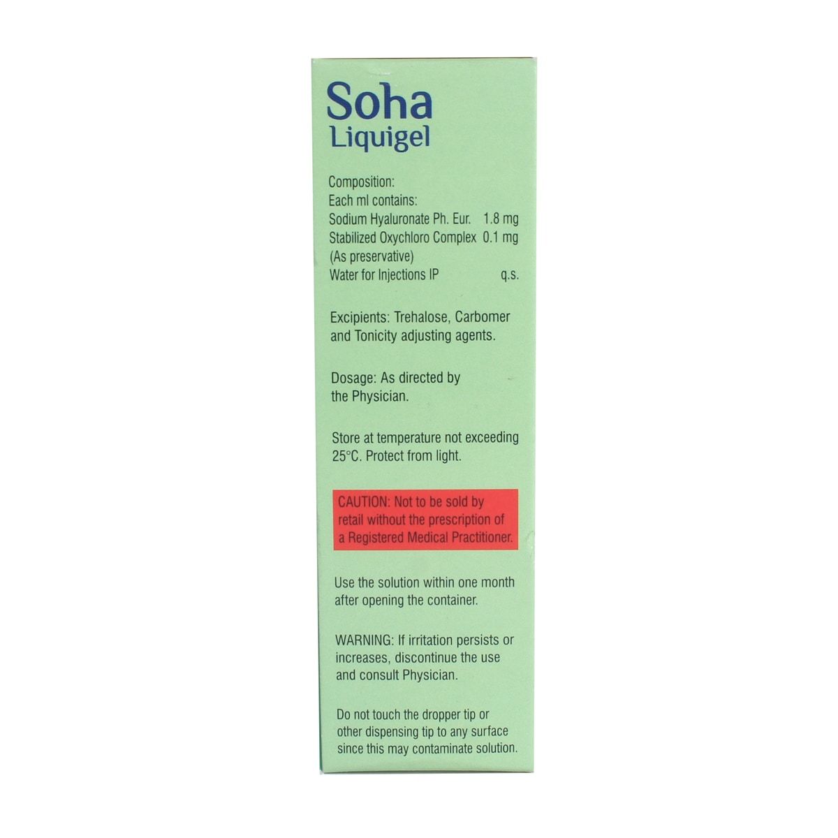 Soha Liquigel Eye Drops 10 ml Price, Uses, Side Effects, Composition