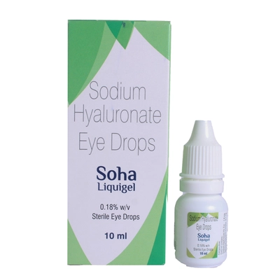 Soha Liquigel Eye Drops 10 ml, Pack of 1 EYE DROPS