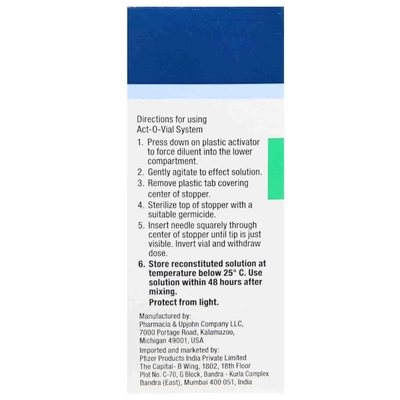 Solu-Medrol 1 gm Injection 8 ml, Pack of 1 INJECTION