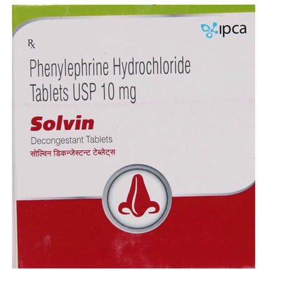 Solvin Decongestant Tablet 15's, Pack of 15 TABLETS