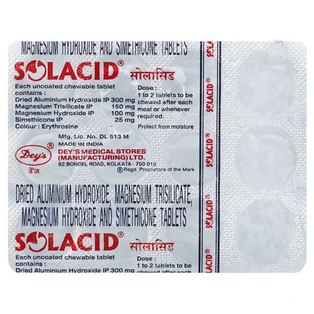 Solacid Tablet 12's