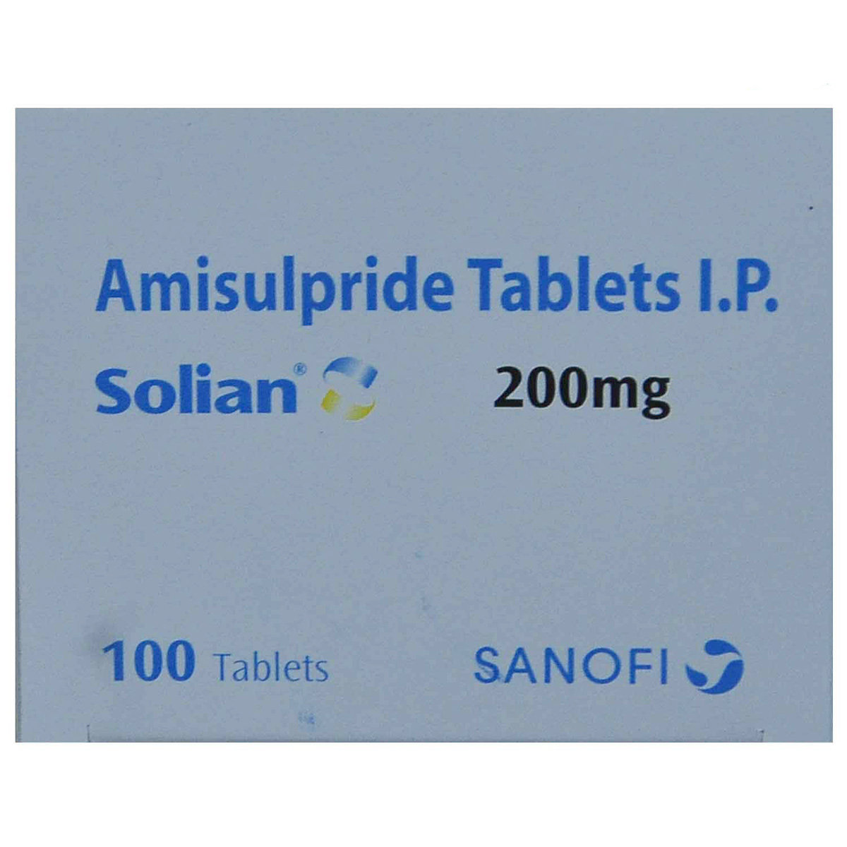 Solian 200 mg Tablet 10's Solian 200 mg Tablet 10's