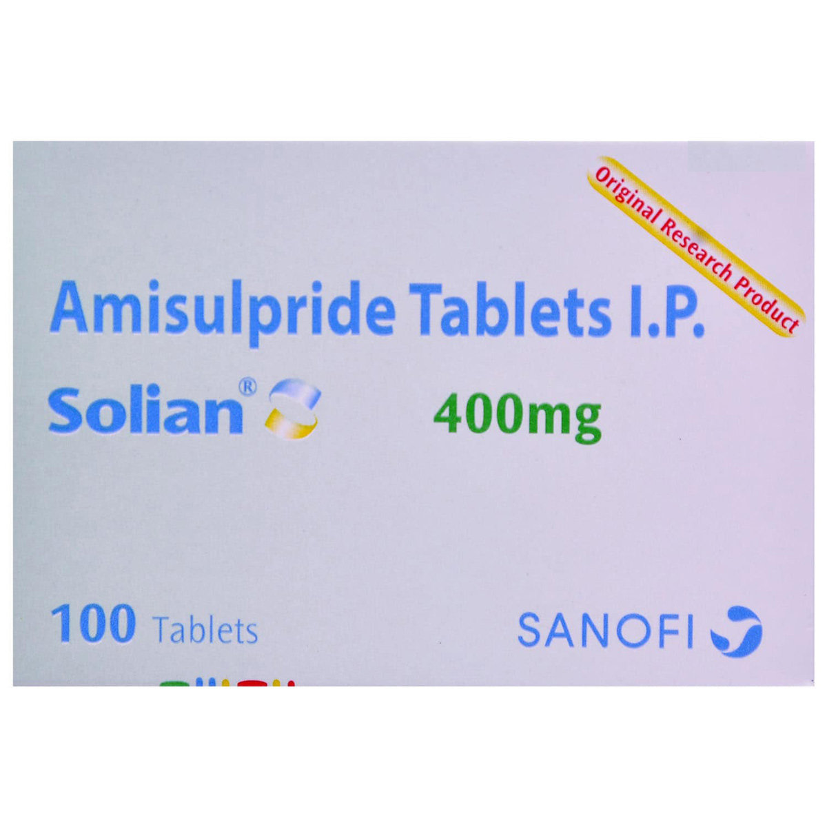 SOLIAN 400MG TABLET, Pack of 10 TABLETS SOLIAN 400MG TABLET, Pack of 10 TABLETS