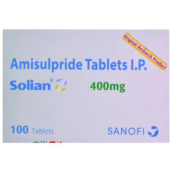 SOLIAN 400MG TABLET, Pack of 10 TABLETS