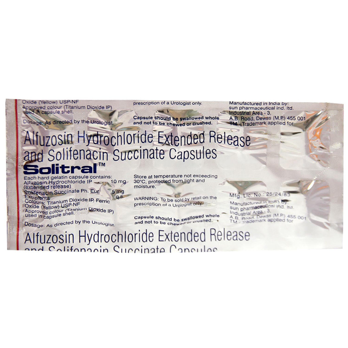 Solitral Capsule 10's, Pack of 10 CAPSULES Solitral Capsule 10's, Pack of 10 CAPSULES