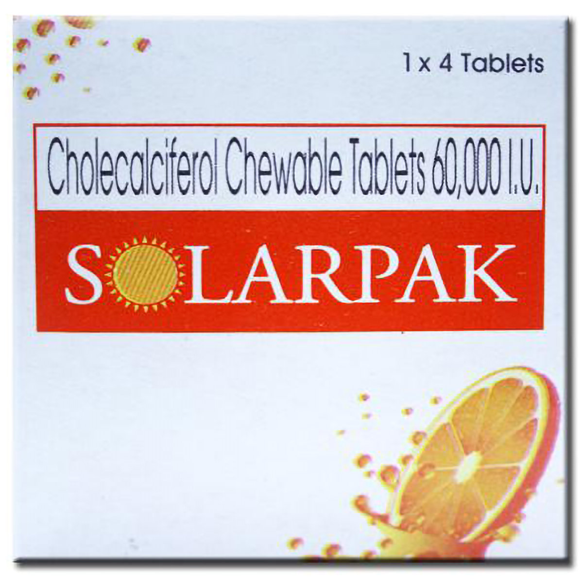 Solarpak Tablet 4's, Pack of 4 TabletS Solarpak Tablet 4's, Pack of 4 TabletS