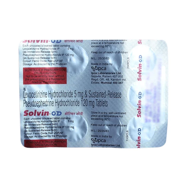 Solvin OD Tablet 10's, Pack of 10 TABLETS