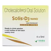 Solis D3 60K Nano  Solution 4x5 ml, Pack of 4 SOLUTIONS