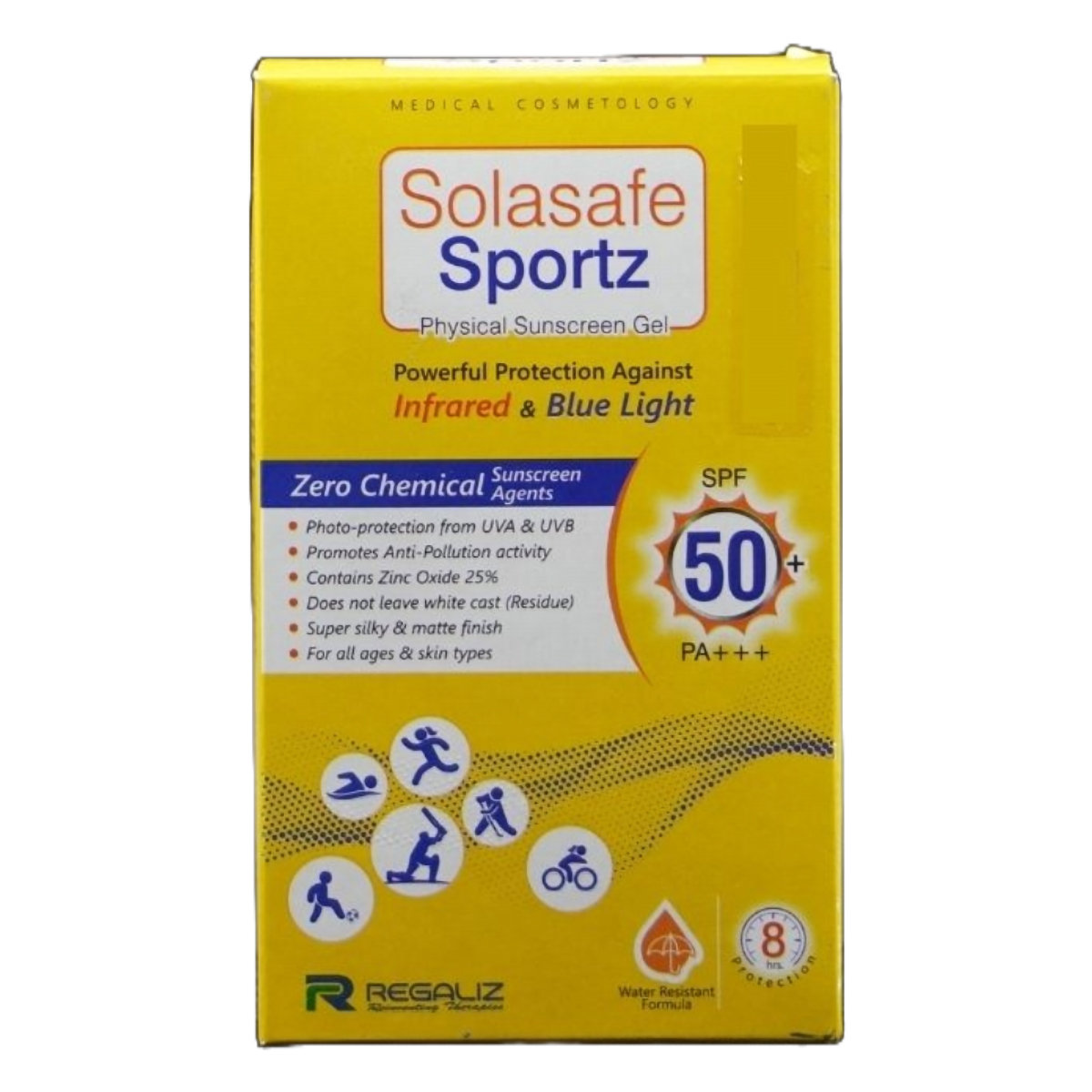 Solasafe Sportz Spf 50+ Sunscreen Gel 50 gm, Pack of 1 Solasafe Sportz Spf 50+ Sunscreen Gel 50 gm, Pack of 1