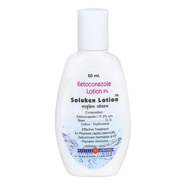 Soluken 2% Lotion 60 ml, Pack of 1 LOTION