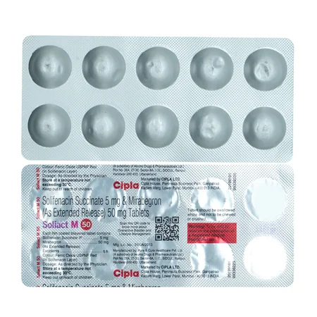 Soliact M 50 Tablet 10's