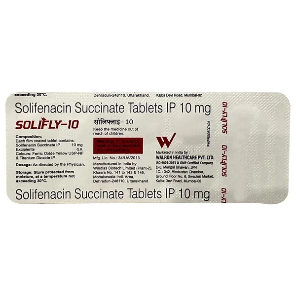 Solifly-10 Tablet 10's, Pack of 10