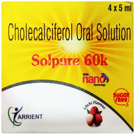 Solpure 60K Sugar Free Litchi Flavour Oral Solution 5 ml