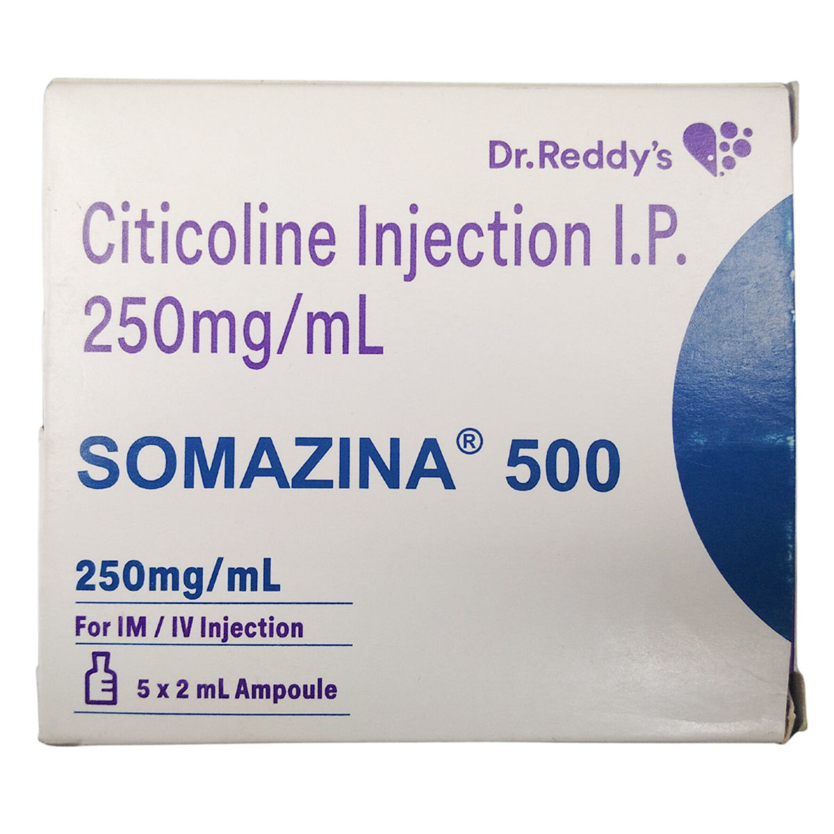 Somazina 500 Mg Injection 2 Ml | Uses, Side Effects, Price | Apollo ...