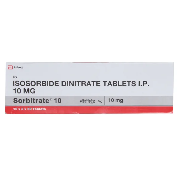 Sorbitrate 10 Tablet 50's, Pack of 50 TABLETS
