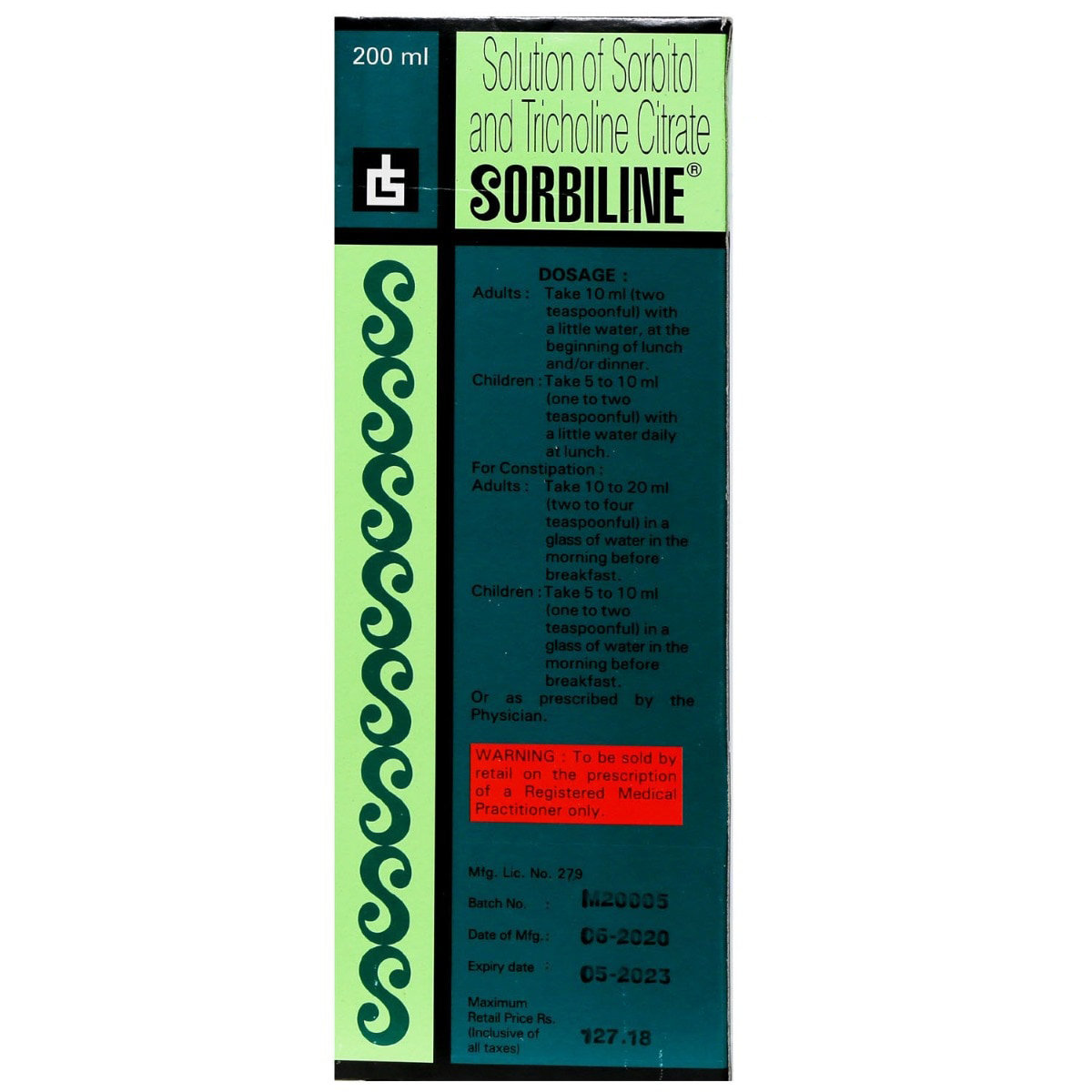 Sorbiline Solution 200 ml, Pack of 1 SOLUTION Sorbiline Solution 200 ml, Pack of 1 SOLUTION