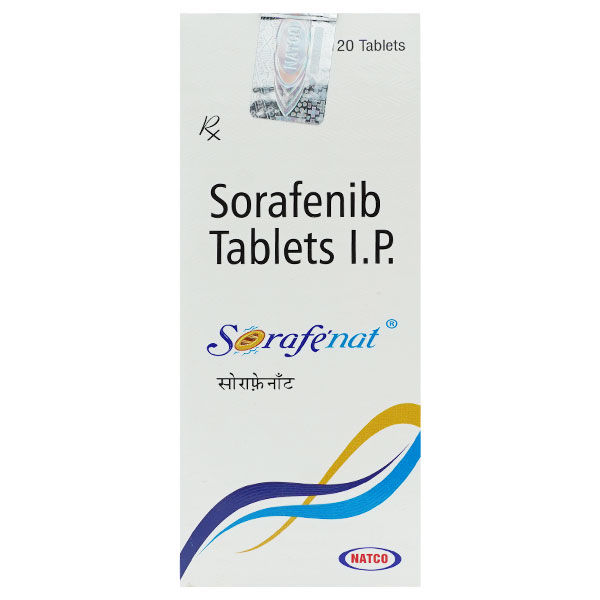 Buy Sorafenat 200 mg Tablet 120's Online