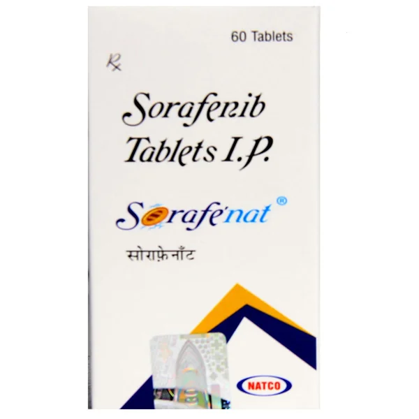 Sorafenat 200 mg Tablet 60's, Pack of 1 TABLET