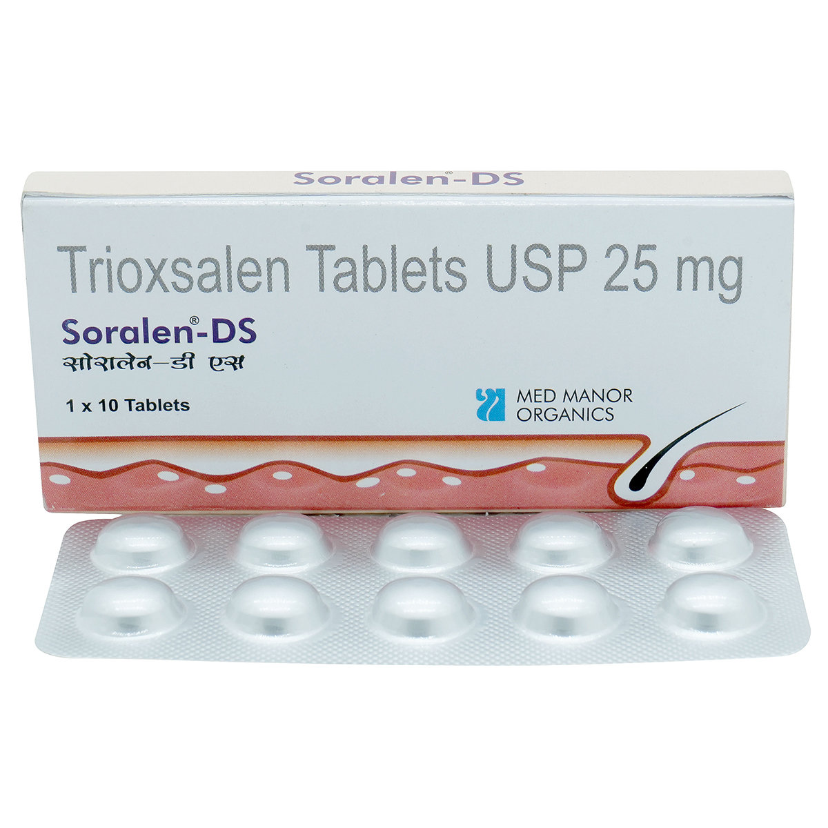 Soralen-Ds 25 Tablet 10's, Pack of 10 TABLETS Soralen-Ds 25 Tablet 10's, Pack of 10 TABLETS