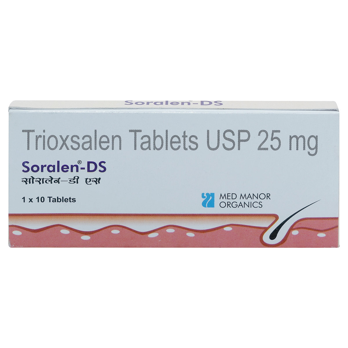 Soralen-Ds 25 Tablet 10's, Pack of 10 TABLETS Soralen-Ds 25 Tablet 10's, Pack of 10 TABLETS