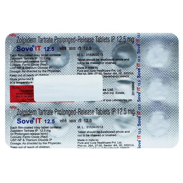 Sove IT 12.5 Tablet 15's, Pack of 15 TabletS