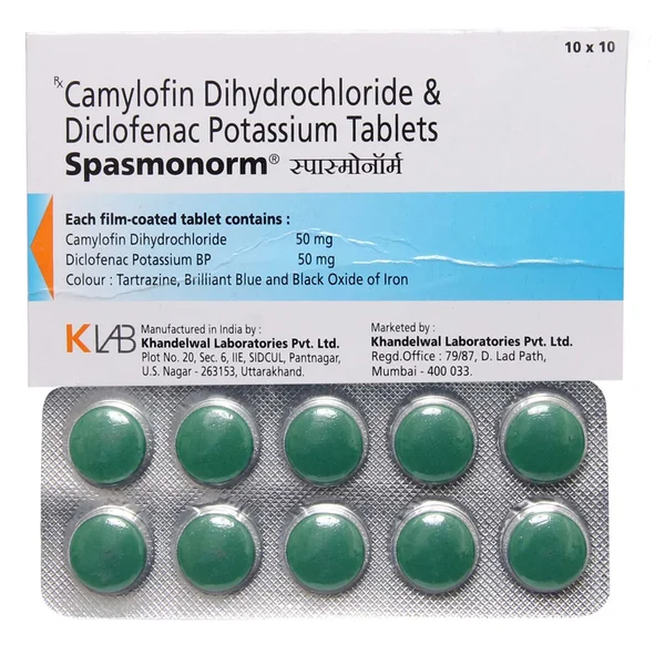 Spasmonorm Tablet 10's, Pack of 10 TABLETS