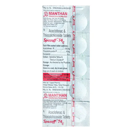 Spazoff-T4 Tablet 10's