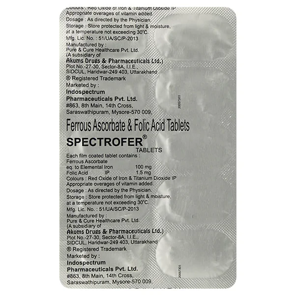 Spectrofer Tablet 10's