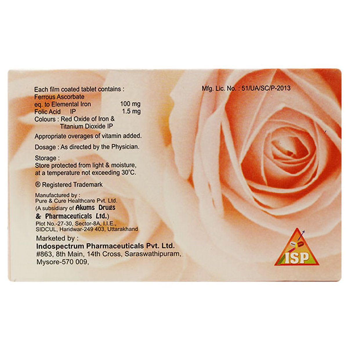 Spectrofer Tablet 10's, Pack of 10 TabletS Spectrofer Tablet 10's, Pack of 10 TabletS