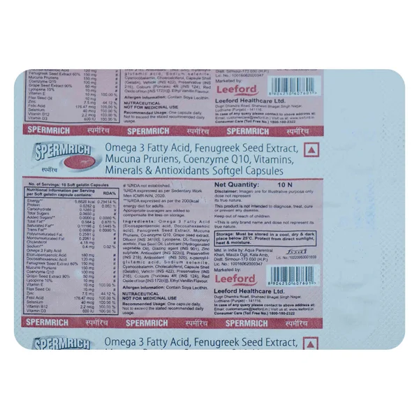 Spermrich Capsule 10's