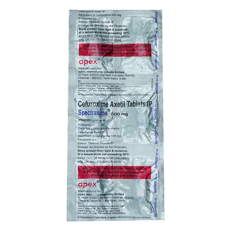 Spectraxime 500 mg Tablet 6's
