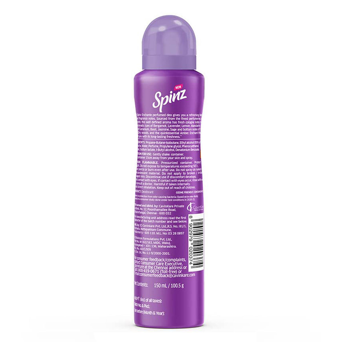 Spinz perfumed discount deo body spray