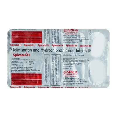 Spicatel-H Tablet 10's, Pack of 10 TABLETS