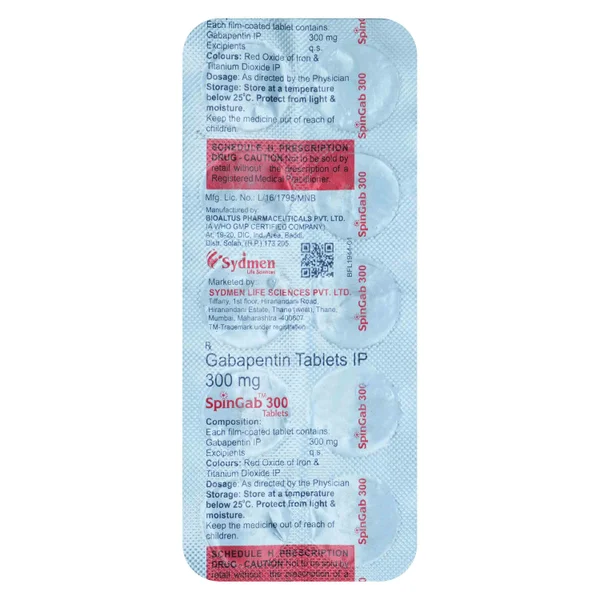 Spingab 300 Tablet 10's