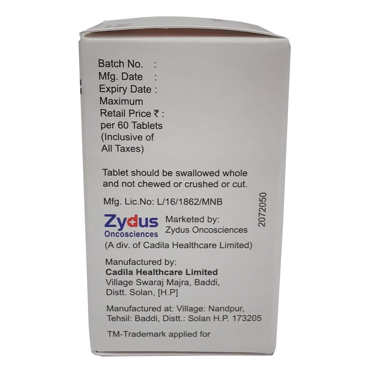 Spnib 50 mg Tablet 60's, Pack of 1 TABLET Spnib 50 mg Tablet 60's, Pack of 1 TABLET